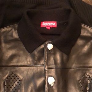 Supreme leather jacket